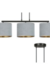 Lampa wisząca HILDE 3 BL GRAY - Emibig