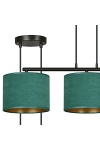 Lampa wisząca HILDE 3 BL GREEN - Emibig
