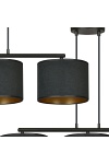 Lampa wisząca HILDE 3 BL BLACK - Emibig