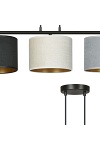 Lampa wisząca HILDE 3 BL MIX - Emibig