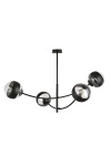 Lampa sufitowa HUNTER 4 BLACK/STRIPE - Emibig