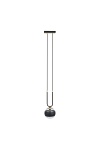 Lampa wisząca GLAM 1 BLACK/STRIPE - Emibig