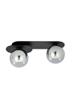 Lampa sufitowa PLAZA 2 BLACK/GRAFIT - Emibig