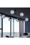 Lampa sufitowa SPACE 6 BLACK/GRAFIT - Emibig