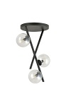 Lampa sufitowa RIVER 3 TRANSPARENT - Emibig