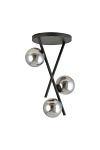 Lampa sufitowa RIVER 3 GRAFIT - Emibig