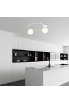Lampa sufitowa SOPRA 2 WH OPAL - Emibig