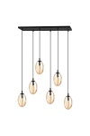 Lampa sufitowa ASTRAL 6 BL MIODOWY - Emibig