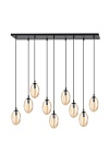 Lampa sufitowa ASTRAL 9 BL MIODOWY - Emibig