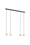 Lampa wisząca ELIT 4 BL GOLD - Emibig
