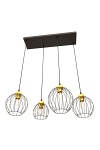 Lampa wisząca NANDO 4 BL GOLD - Emibig