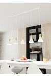 Lampa wisząca ROSA 5 WH - Emibig