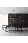 Lampa wisząca LUX 3 BL GOLD - Emibig