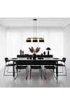 Lampa wisząca LUX 3 BL GOLD - Emibig