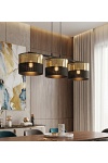 Lampa wisząca LUX 3 BL GOLD - Emibig