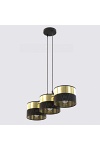 Lampa wisząca LUX 3 BL GOLD - Emibig