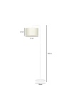 Lampa podłogowa TRAPO LP1 WH ECRU - Emibig