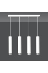 Lampa wisząca KIBO 4 WH/CHROME - Emibig