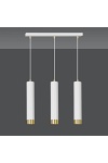 Lampa wisząca KIBO 3 WH/GOLD - Emibig