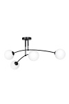 Lampa sufitowa PREGOS 4 BLACK - Emibig
