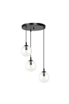 Lampa wisząca COSMO 3 BL PREMIUM TRANSPARENT - Emibig