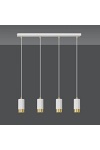Lampa wisząca FUMIKO 4 WH/GOLD - Emibig