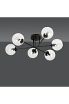 Lampa sufitowa BRENDI 6B BL TRANSPARENT - Emibig
