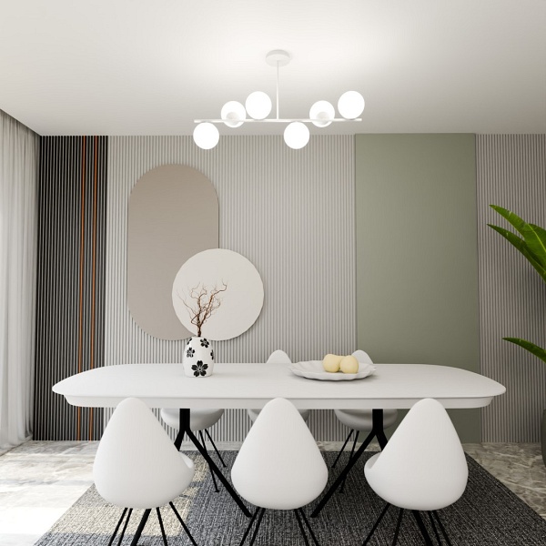 Lampa sufitowa BIOR 6 WHITE - Emibig