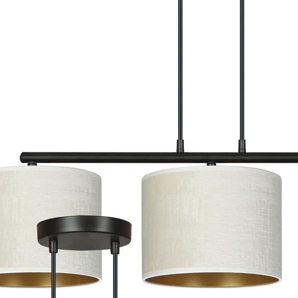 Lampa wisząca HILDE 3 BL WHITE - Emibig