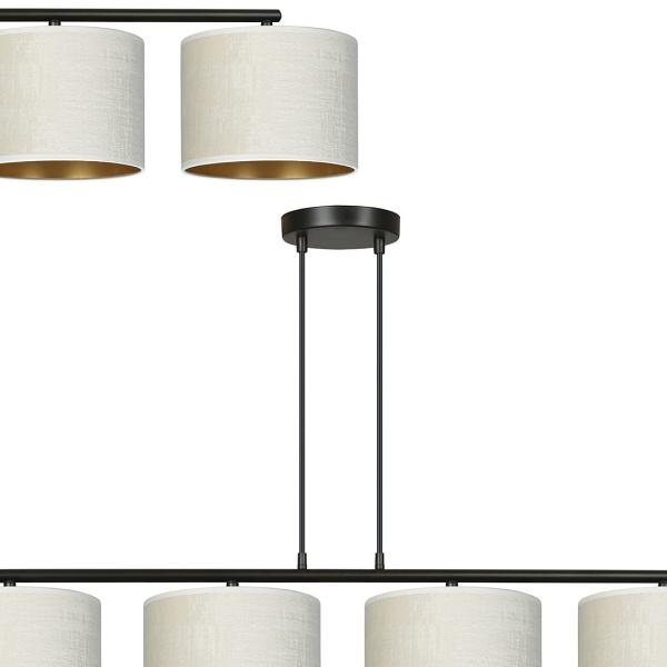Lampa wisząca HILDE 4 BL WHITE - Emibig