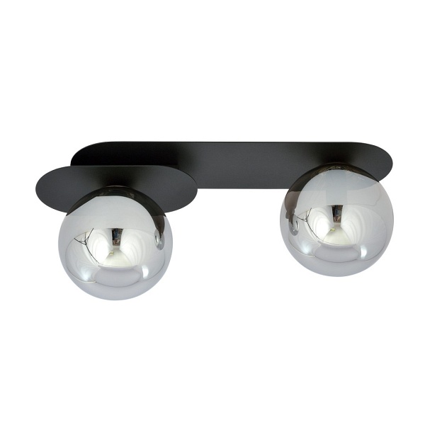 Lampa sufitowa PLAZA 2 BLACK/GRAFIT - Emibig