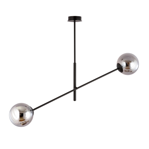 Lampa sufitowa LINEAR 2 BLACK/GRAFIT - Emibig
