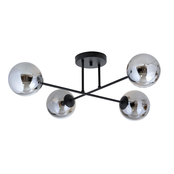 Lampa sufitowa ROMA 4 BL GRAFIT - Emibig