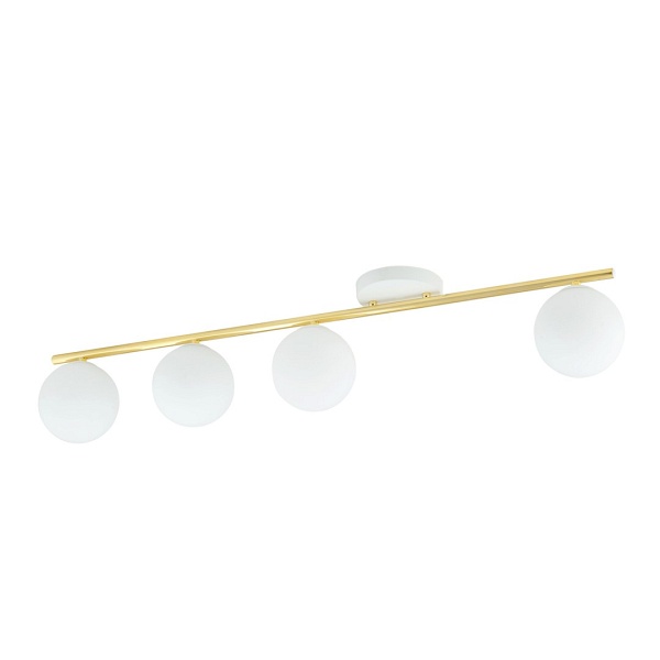 Lampa sufitowa MONZA 4 WH OPAL - Emibig