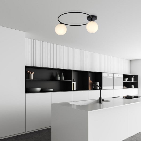Lampa sufitowa SOPRA 2 BL OPAL - Emibig
