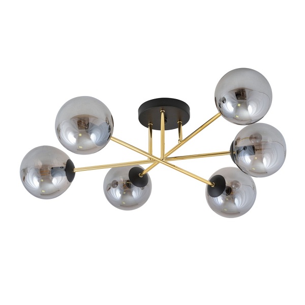 Lampa sufitowa MAGNUM 6 BL GRAFIT - Emibig