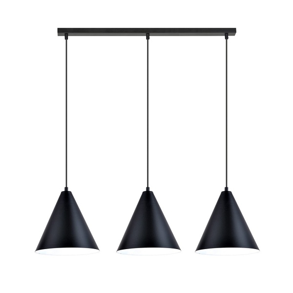 Lampa wisząca REBEL 3 BLACK/WHITE - Emibig