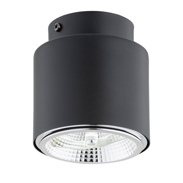 Lampa sufitowa NANO 1 BLACK - Emibig