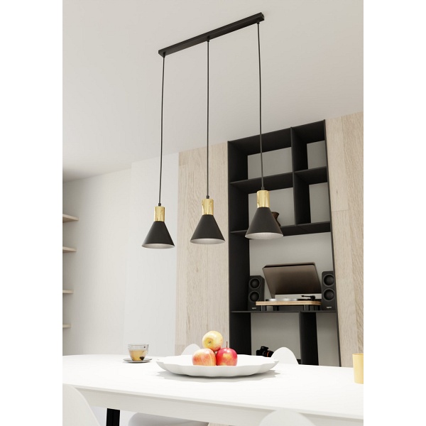 Lampa wisząca ROSA 3 BL - Emibig