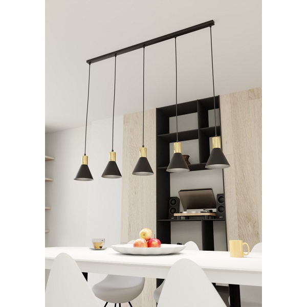 Lampa wisząca ROSA 5 BL - Emibig