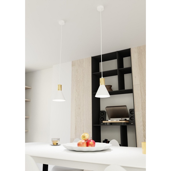 Lampa wisząca ROSA 1 WH - Emibig