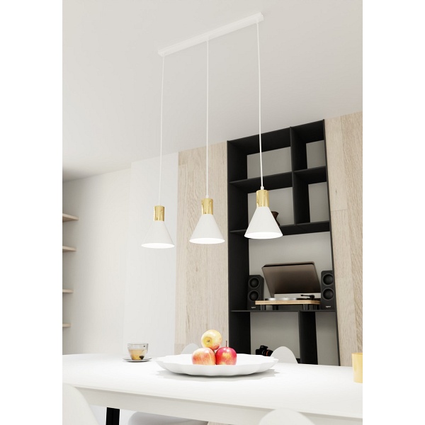 Lampa wisząca ROSA 3 WH - Emibig