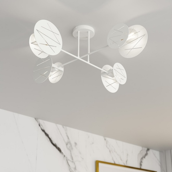 Lampa sufitowa FRICK 4 WH - Emibig