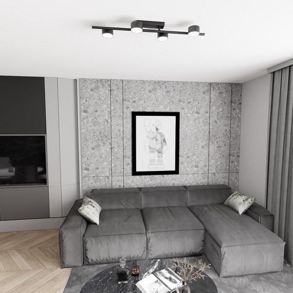 Lampa sufitowa BET 4 BL - Emibig