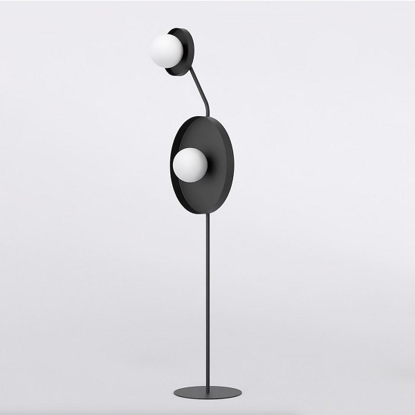 Lampa podłogowa KISS LP2 BLACK - Emibig
