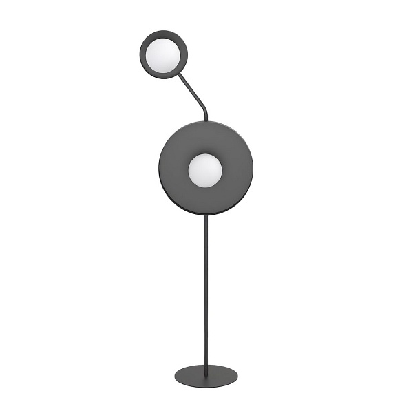 Lampa podłogowa KISS LP2 BLACK - Emibig