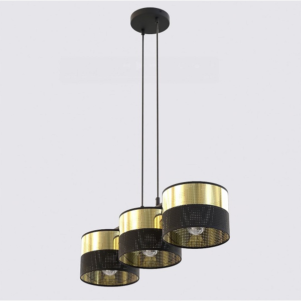 Lampa wisząca LUX 3 BL GOLD - Emibig