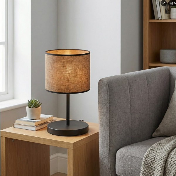 Lampka biurkowa ECO LN1 BL BROWN - Emibig