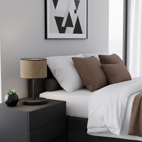 Lampka biurkowa ECO LN1 BL BROWN - Emibig