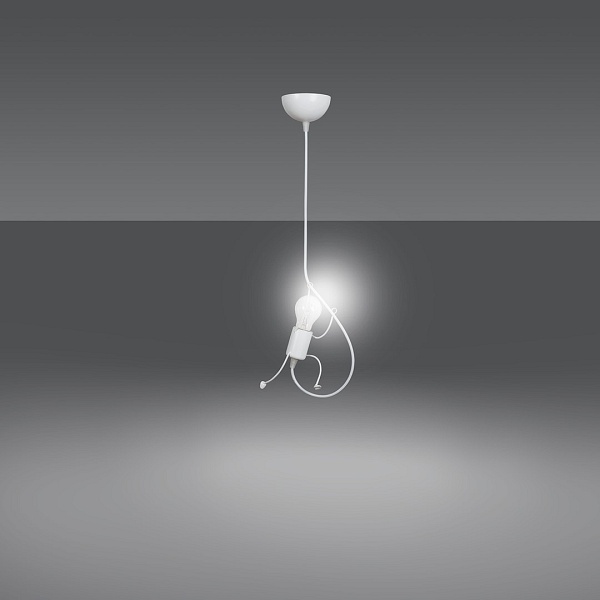 Lampa wisząca BOBI 1 WHITE - Emibig